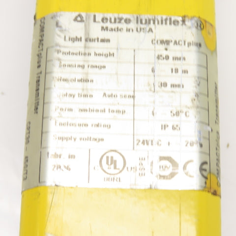 Leuze electronic CPT30-450/T3 COMPACTplus Light Curtain Transmitter 24VDC 450mm