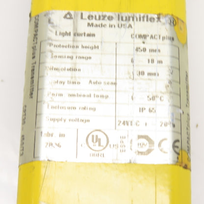 Leuze electronic CPT30-450/T3 COMPACTplus Light Curtain Transmitter 24VDC 450mm