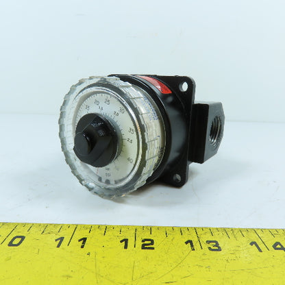 Wilkerson R21-04-L00 1/2" NPT Dial-Air Pneumatic Pressure Regulator 2-40 PSI