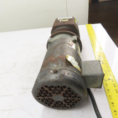 Boston Gear 1HP Inline Gear Motor 208-230/460V 3Ph 1725RPM 56C 20:1 Ratio