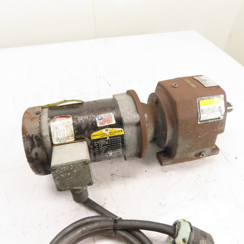Boston Gear F842B-20S-B5 1/3HP AC Gear Motor 20:1 Ratio 86RPM 3Ph 230/460V