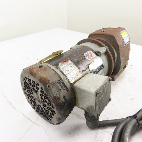 Boston Gear F842B-20S-B5 1/3HP AC Gear Motor 20:1 Ratio 86RPM 3Ph 230/460V