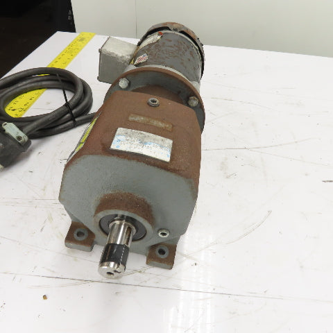 Boston Gear F842B-20S-B5 1/3HP AC Gear Motor 20:1 Ratio 86RPM 3Ph 230/460V