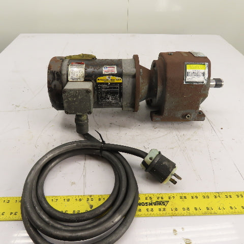 Boston Gear F842B-20S-B5 1/3HP AC Gear Motor 20:1 Ratio 86RPM 3Ph 230/460V