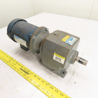 Boston Gear F842B-20K-B5-M1 20.548:1 Ratio Inline Gear Motor 3Ph 230/460V 1/2HP