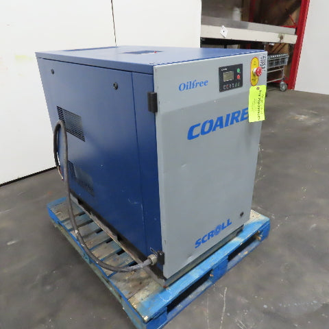 Coaire CSOF-S10PL32 10Hp 28.2CFM Oilless Scroll Air Compressor 208-480V Tested