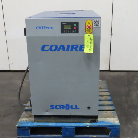 Coaire CSOF-S10PL32 10Hp 28.2CFM Oilless Scroll Air Compressor 208-480V Tested