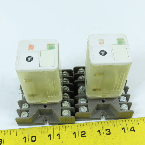 Allen-Bradley 700-HA33A1-4 3PDT General Purpose Relay w/ Socket Base 120VAC