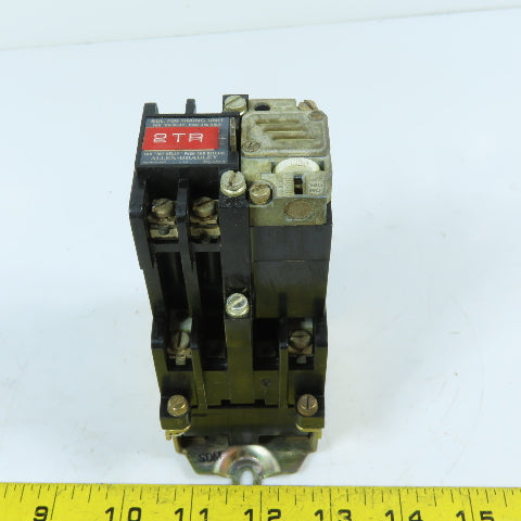 Allen-Bradley 700-NT200A1 Pneumatic Timing Relay On/Off Delay 2NO 4-Pole 120V