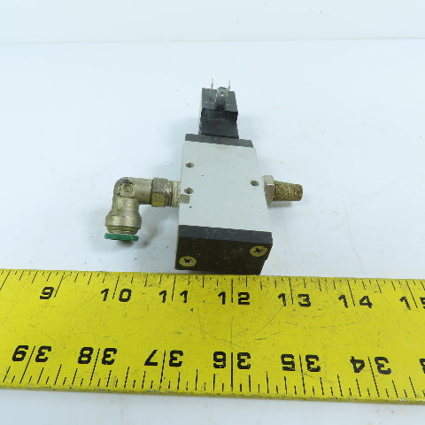 Parker P2LBZ392ESNDBB53 3/2 NC Pneumatic Solenoid Valve 1/4 NPT 120VAC
