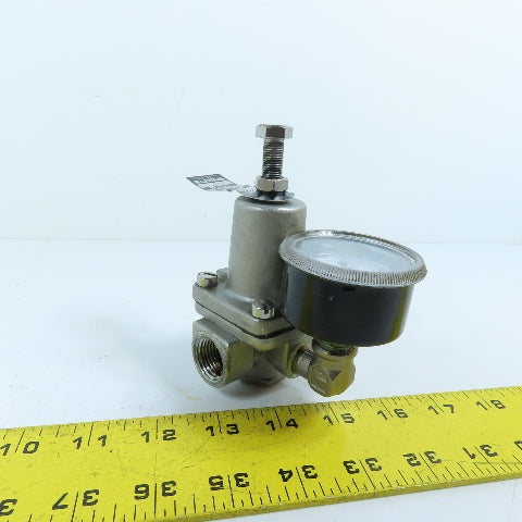 Watts SS263AP-M1 1/2" Stainless Steel Water Pressure Regulator W/Gauge