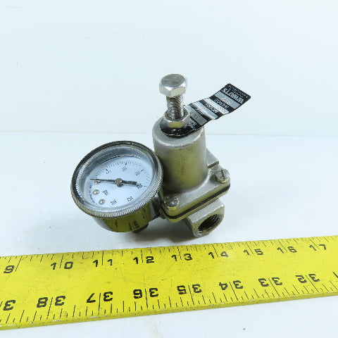 Watts SS263AP-M1 1/2" Stainless Steel Water Pressure Regulator W/Gauge