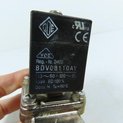 Granzow* BDVC8110AY ET20M-1/2 1/2" NPT 2-Way Solenoid Auto Drain Valve 110/120V