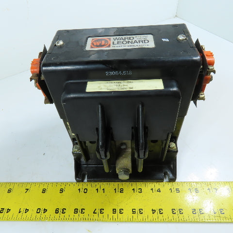 Ward Leonard Reliance 78093-R 180A 2-Pole DC Contactor 600VDC 120V Coil