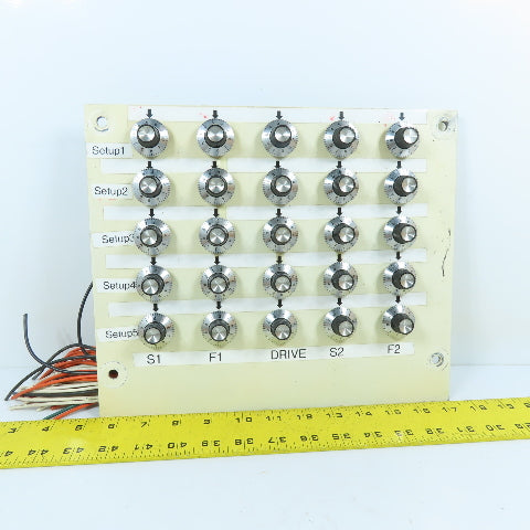 PEC RV4NAYSD502A 25-Position 5K Ohm Precision Potentiometer Setup Board