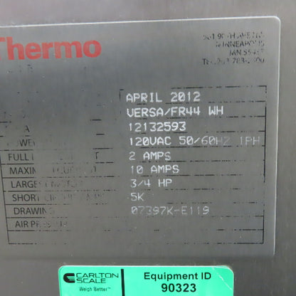 Thermo Scientific 1000LBS. Checkweigher Conveyor 68.5FPM 30" x 50 AS/IS