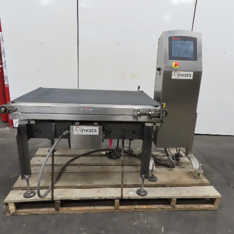 Thermo Scientific 1000LBS. Checkweigher Conveyor 68.5FPM 30" x 50 AS/IS