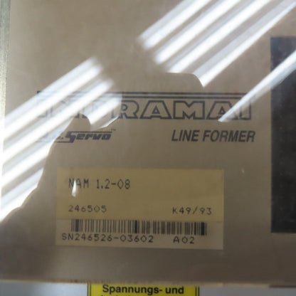 Indramat 246505 NAM 1.2-08 AC Servo Line Former Module