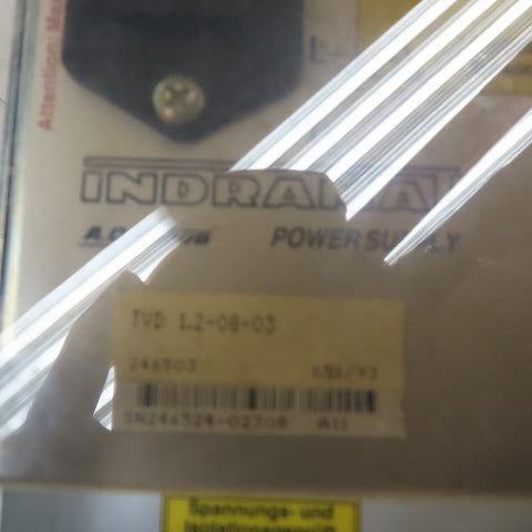 Indramat 246503 TVD 1.2-08-03 AC Servo Power Supply 7.5kW 480VAC 3Ph 320VDC Out
