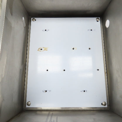 Rittal K-1250 6" x 10" x 12" Stainless Steel Electrical Enclosure W/ Backplate