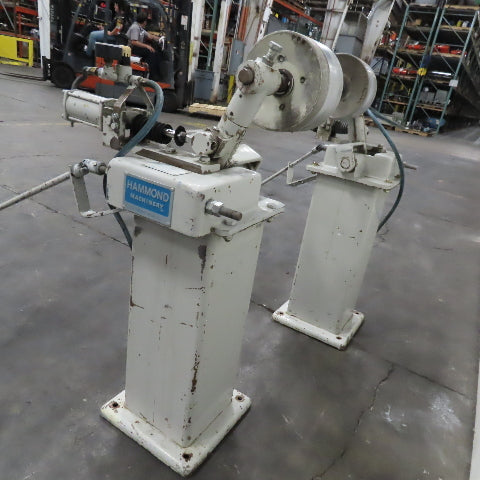Hammond 6-A Air Tension Abrasive Belt Grinder Backstand Pair Left/Right