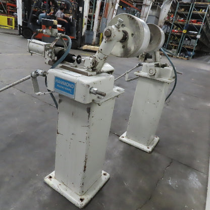 Hammond 6-A Air Tension Abrasive Belt Grinder Backstand Pair Left/Right