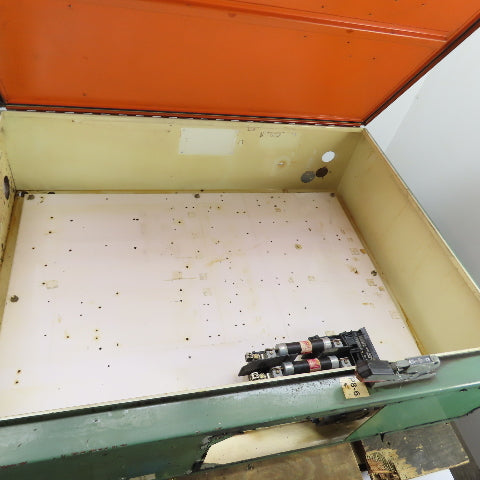12" x 37.5" x 48" Electrical Enclosure W/ Backplate & Disconnect Switch