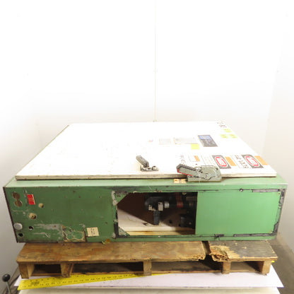 12" x 37.5" x 48" Electrical Enclosure W/ Backplate & Disconnect Switch