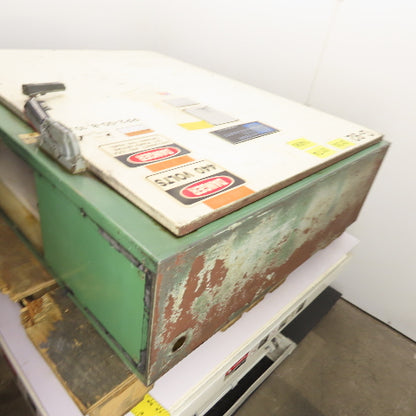 12" x 37.5" x 48" Electrical Enclosure W/ Backplate & Disconnect Switch