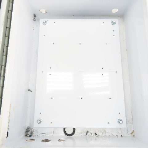 Hoffman A201608LP NEMA 12 8" x 16" x 20" Electrical Enclosure W/ Backplate