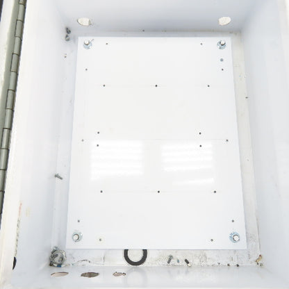 Hoffman A201608LP NEMA 12 8" x 16" x 20" Electrical Enclosure W/ Backplate