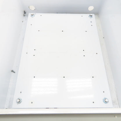 Hoffman A201608LP NEMA 12 8" x 16" x 20" Electrical Enclosure W/ Backplate