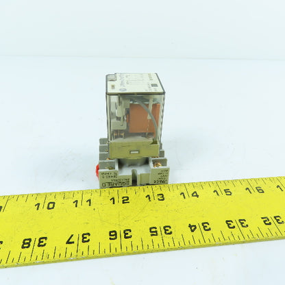 Allen Bradley 700-HA32A1-4 120VAC General Purpose Relay W/ Socket Base