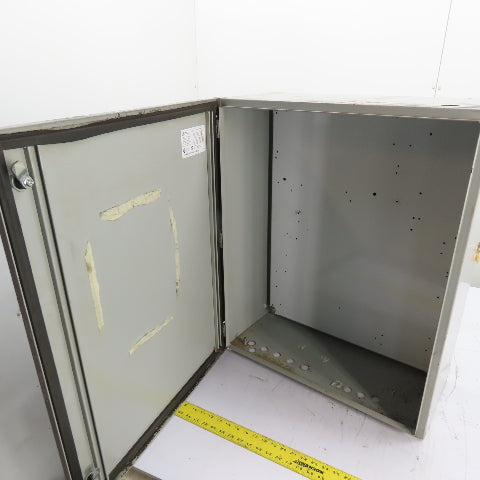 Hammond EN4SD302410GY NEMA 4 12 10" x 24" x 30" Electrical Enclosure W/Backplate