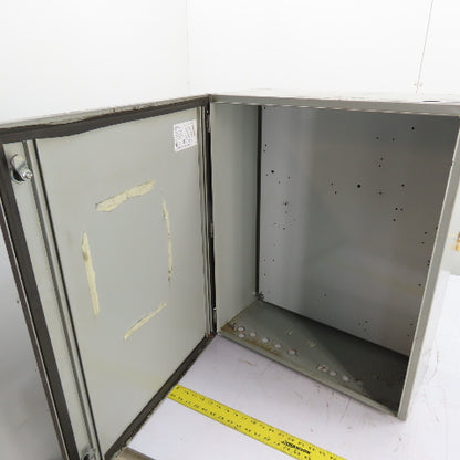 Hammond EN4SD302410GY NEMA 4 12 10" x 24" x 30" Electrical Enclosure W/Backplate