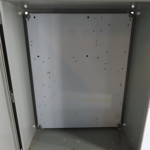 Hammond EN4SD302410GY NEMA 4 12 10" x 24" x 30" Electrical Enclosure W/Backplate