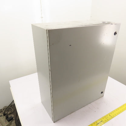 Hammond EN4SD302410GY NEMA 4 12 10" x 24" x 30" Electrical Enclosure W/Backplate