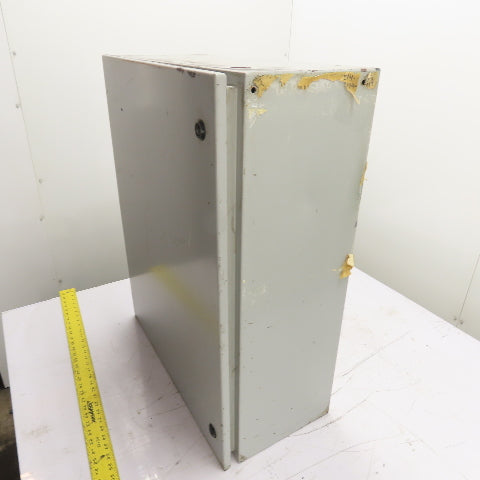 Hammond EN4SD302410GY NEMA 4 12 10" x 24" x 30" Electrical Enclosure W/Backplate
