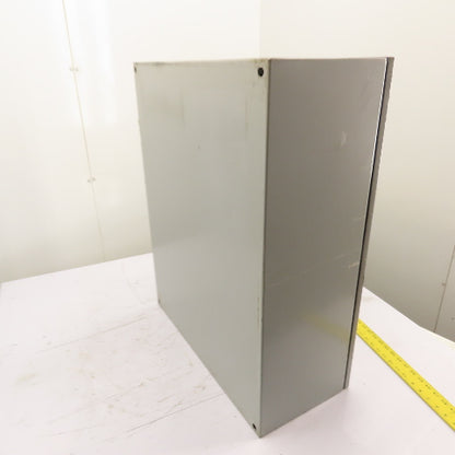 Hammond EN4SD302410GY NEMA 4 12 10" x 24" x 30" Electrical Enclosure W/Backplate