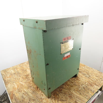 Jefferson Electric 223-3207 37.5 kVA Dry Type Transformer 3Ph 480V Pri 240V Sec