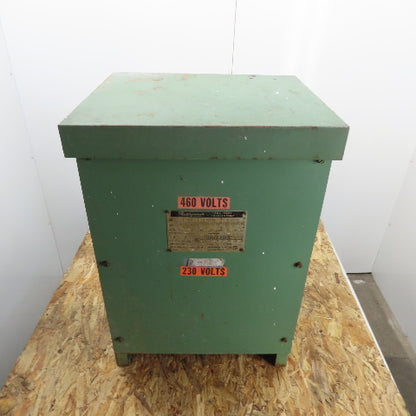 Jefferson Electric 223-3207 37.5 kVA Dry Type Transformer 3Ph 480V Pri 240V Sec