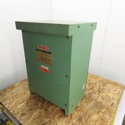 Jefferson Electric 223-3207 37.5 kVA Dry Type Transformer 3Ph 480V Pri 240V Sec