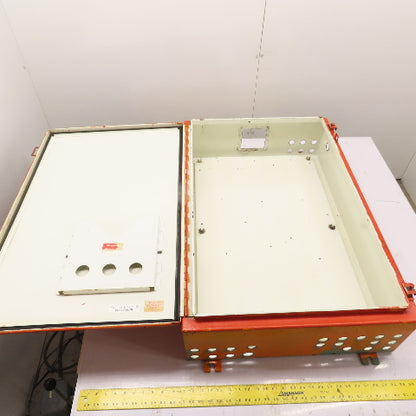 Hoffman Type 12 & 13 8" x 24" x 36" Electrical Enclosure W/ Backplate