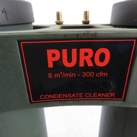 Puro 8 m3/min 300 CFM Oil Water Condensate Cleaner Separator