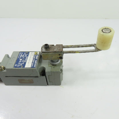 Square D 9007 C54B2 Class 9007 Roller Lever Limit Switch Ser A W/ 10° Head