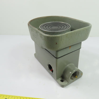 Allen-Bradley 800P-1S1BBS Palm Operated Push Button Station START 600V NEMA 13