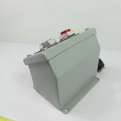 Allen-Bradley 2-Button Push Button Control Station Cycle Start Emergency Stop