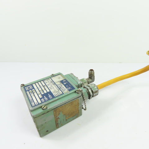 Square D 9012 GAW-6 Class 9012 Pressure Switch 30-250 PSI 750 PSI Max Ser A