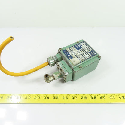 Square D 9012 GAW-6 Class 9012 Pressure Switch 30-250 PSI 750 PSI Max Ser A