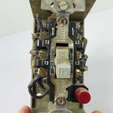 Square D KG-2 Type KG-2 Manual Motor Starting Switch 20/30A 250/600VAC